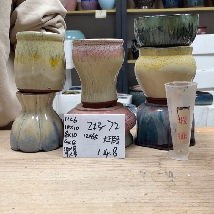 紫砂花盆多肉花盆微瑕72