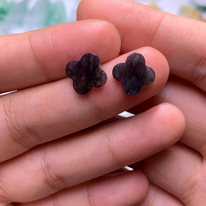 未镶嵌定制翡翠四叶草