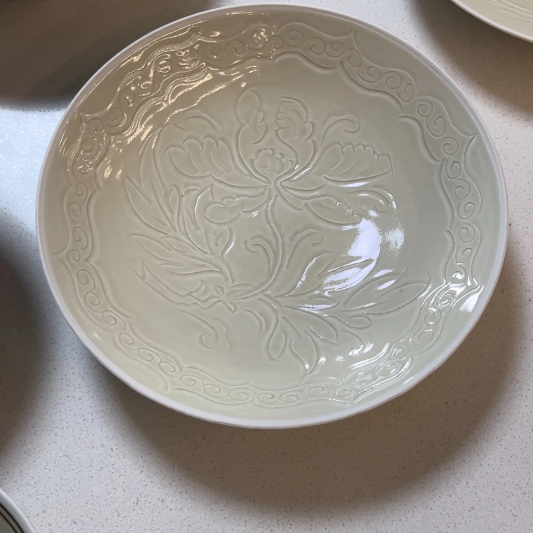 全手工 高温定瓷 新品牡丹