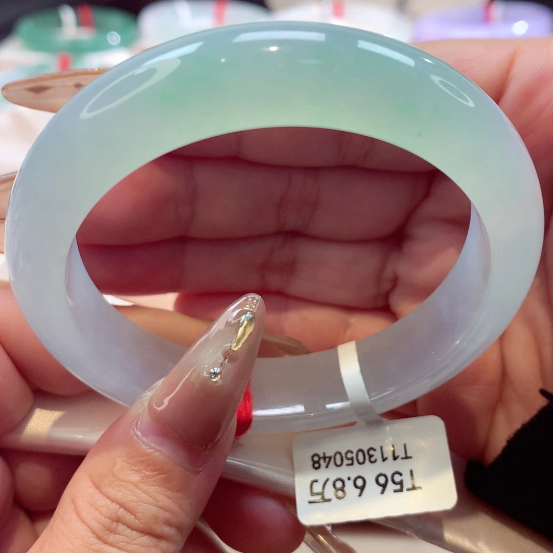 未镶嵌手镯翡翠上新冰胶32号11