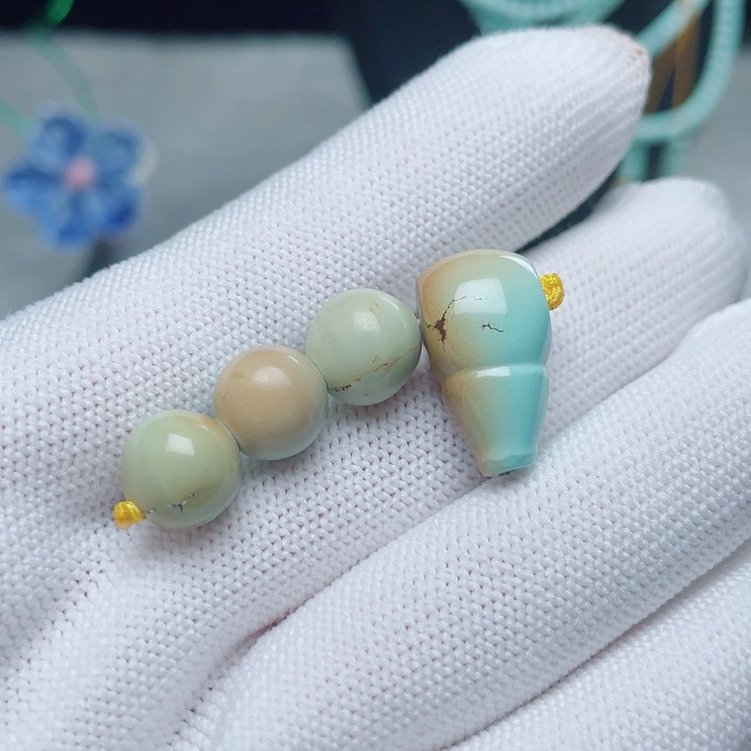 绿松石未镶嵌珠宝半成品