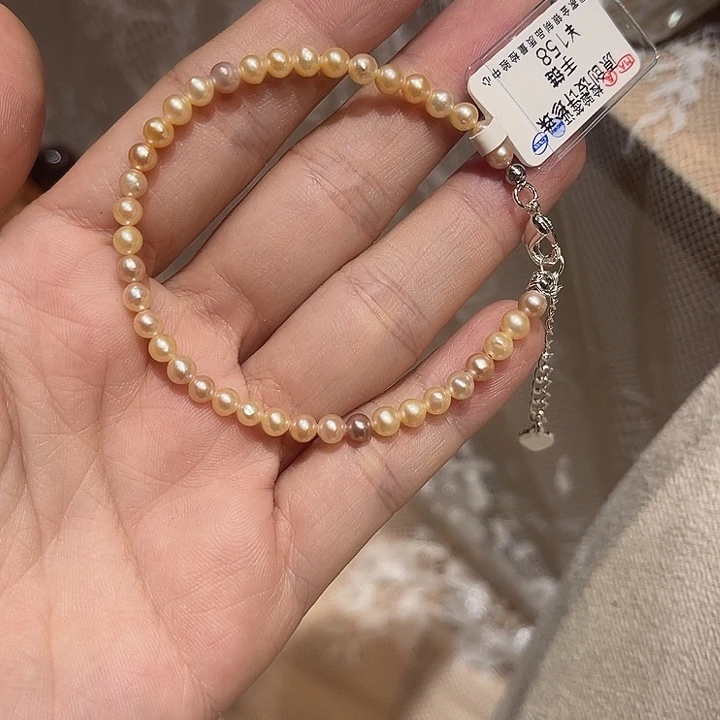 手绳合金淡水珍珠