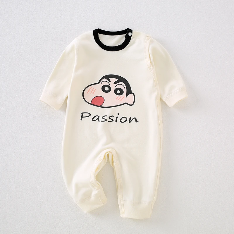 新生婴儿连体衣优可丝春秋季衣服新生儿无骨哈衣男女宝宝爬服无骨