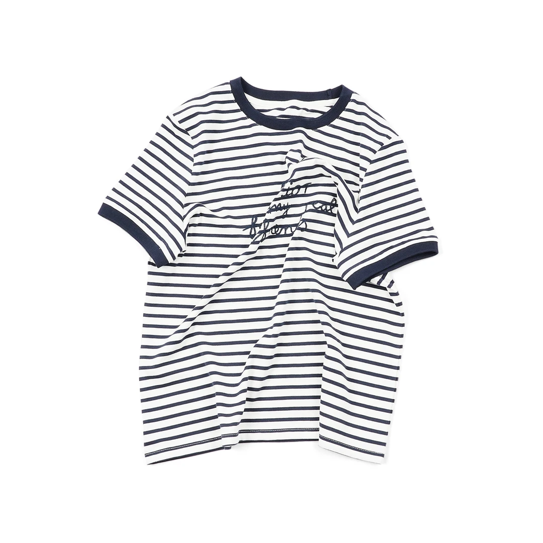 【撞色条纹短袖】MK5ZA0385