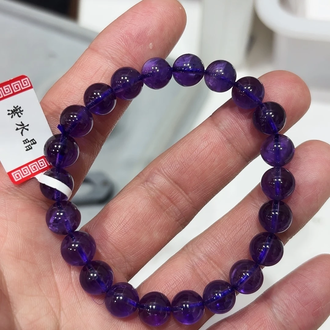 水晶未镶嵌手串紫水晶