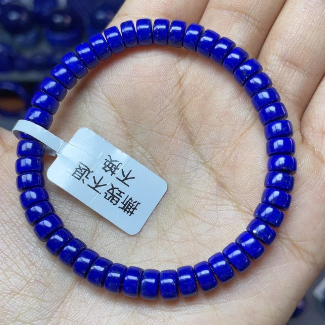 青金石未镶嵌6×3mm直切药片手