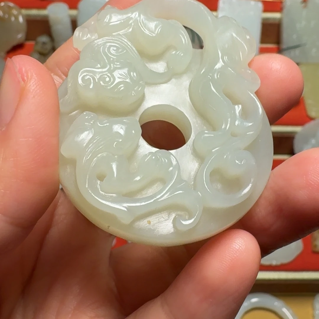 沙***帮和田玉（糖玉）未镶嵌挂件