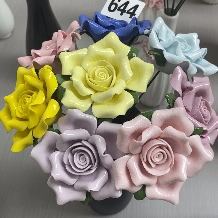 陶瓷陶瓷材料加工7朵随机发