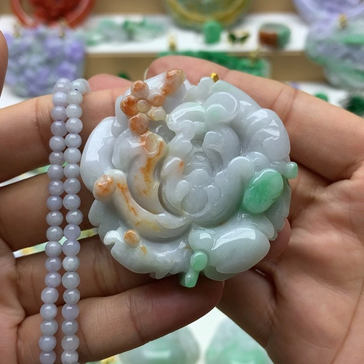 颈饰未镶嵌翡翠翡翠