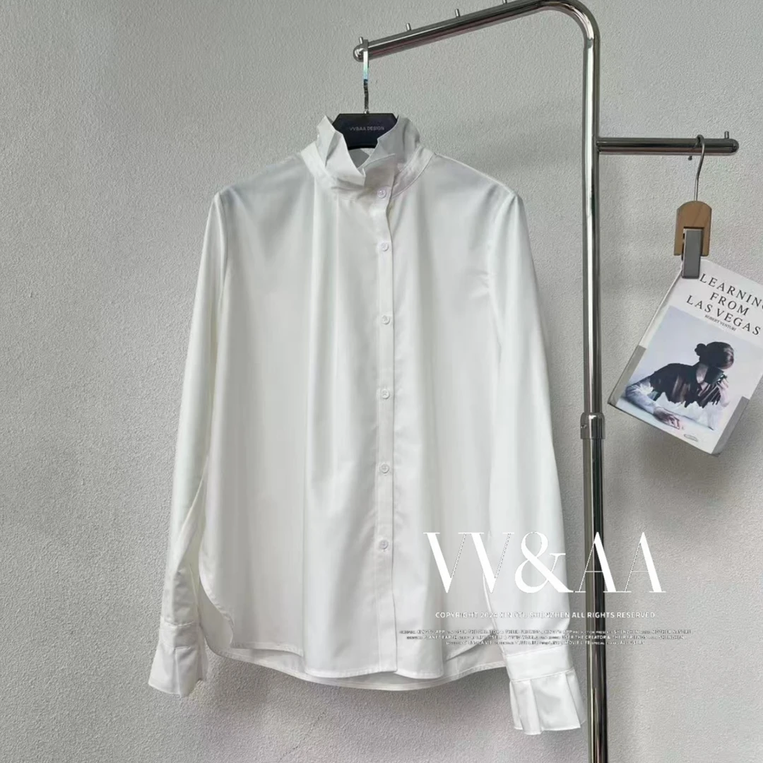 VV&AA 小众设计感单排扣老钱风衬衣 TC5142