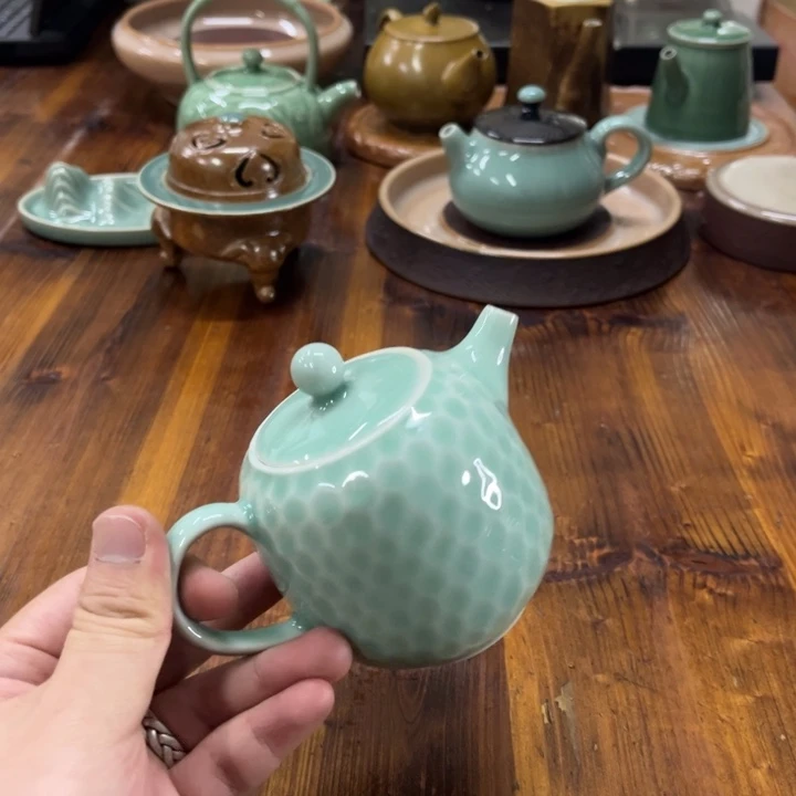 龙泉青瓷茶器微瑕8972