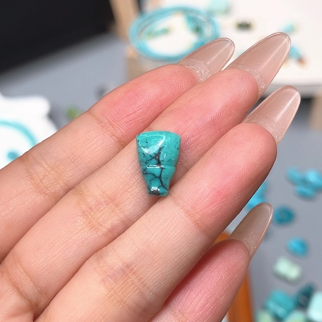 未镶嵌绿松石珠宝半成品