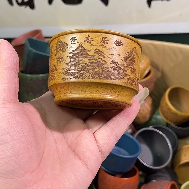 茶杯紫砂全手工紫砂主人杯