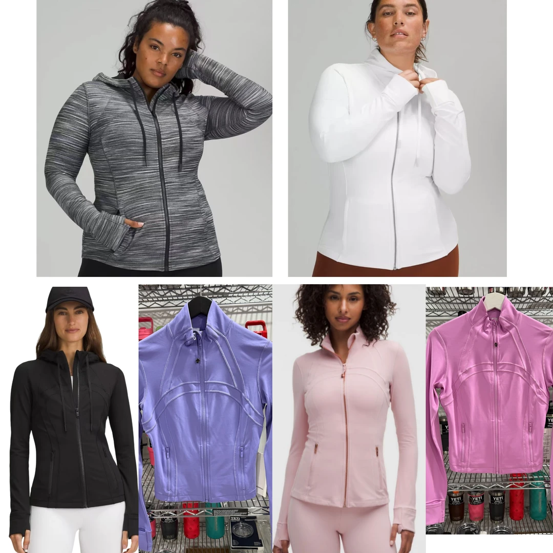 lululemon/露露乐蒙Define Nulu 女士全拉链立领瑜伽外套长短组合