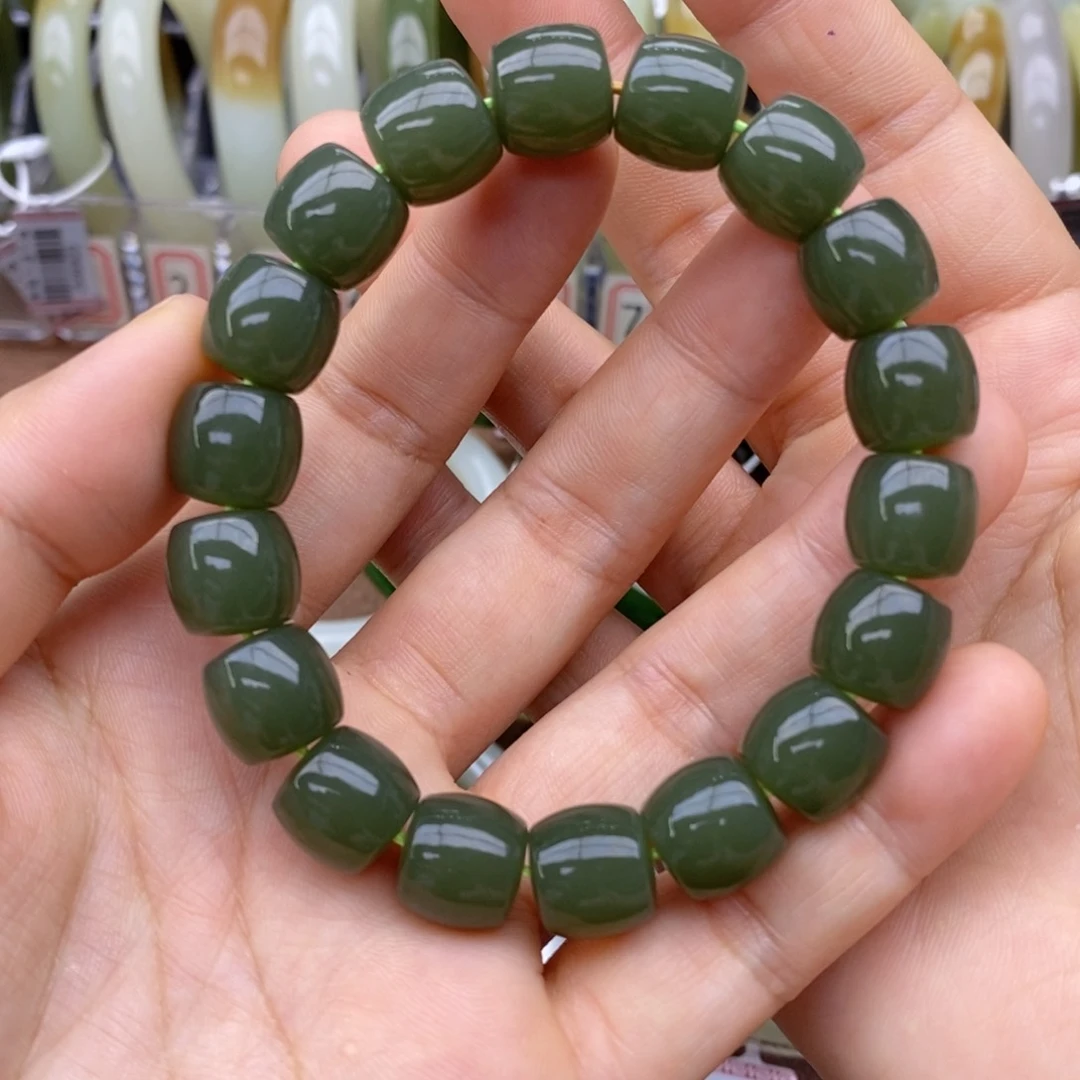 手链未镶嵌和田玉花土沟卡12