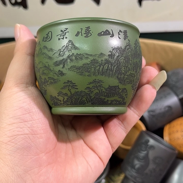 茶杯紫砂全手工紫砂主人杯