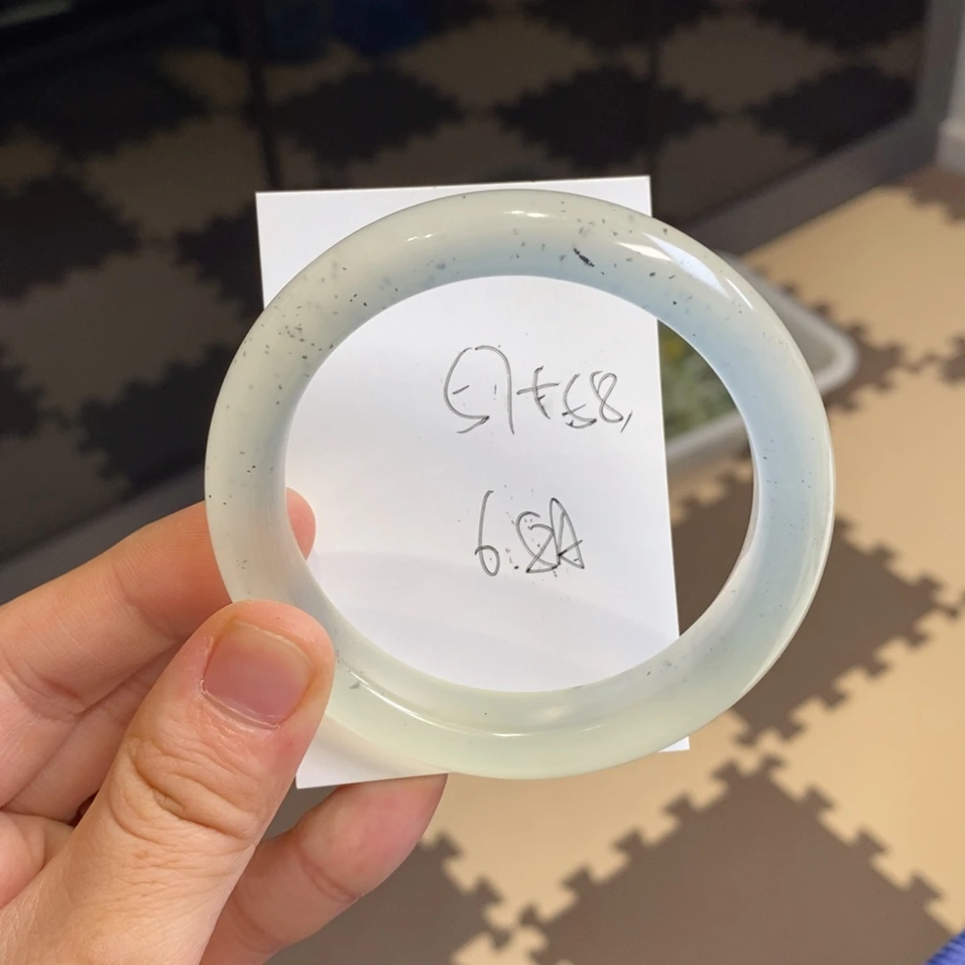 蛇纹石玉手镯未镶嵌柠**冬