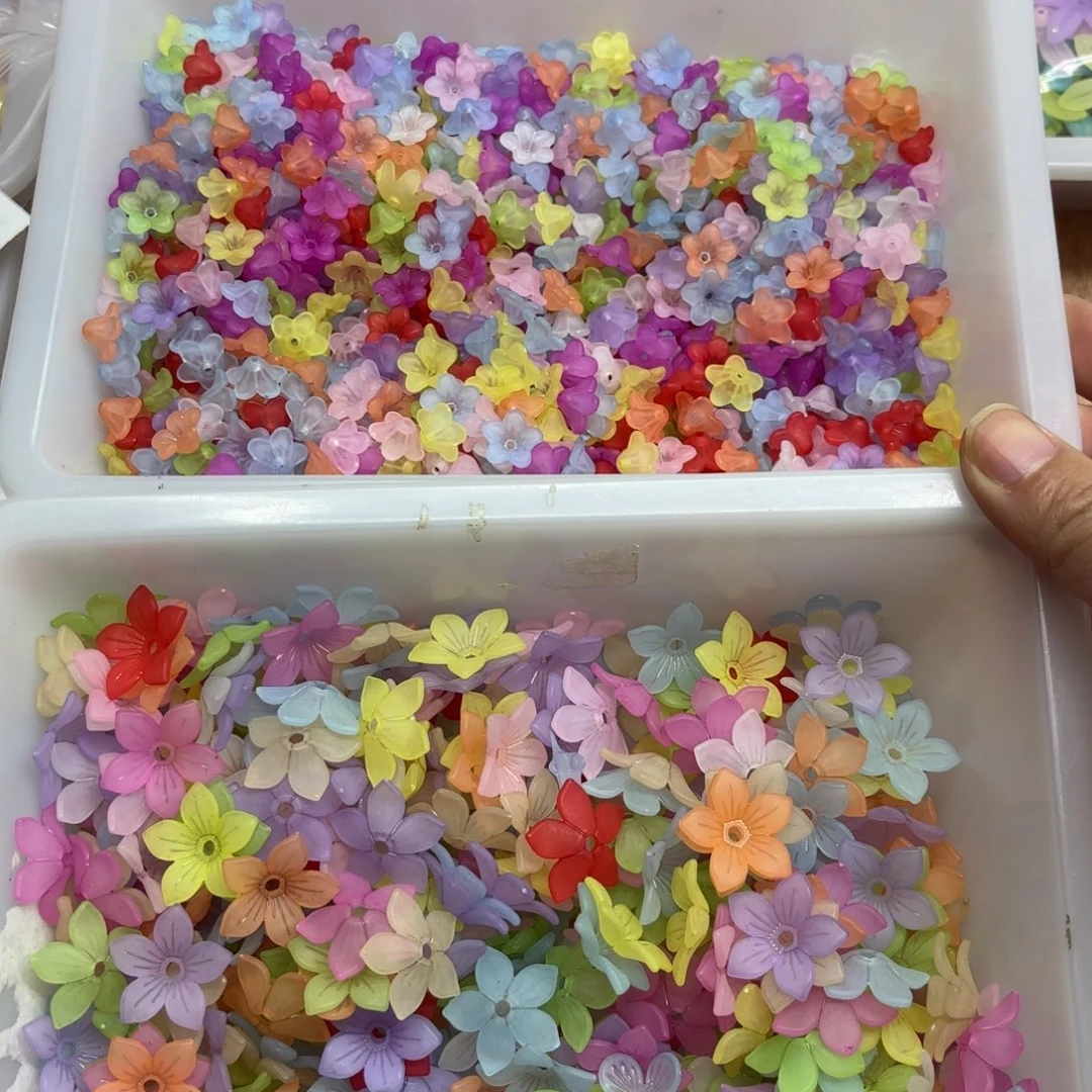 亚克力喇叭花和尖角五瓣花