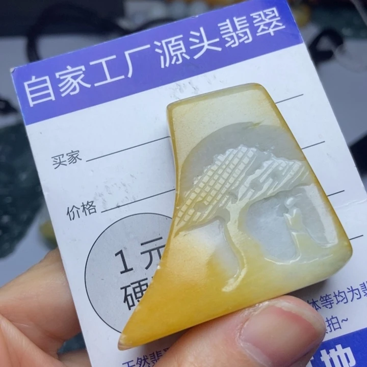 翡翠颈饰未镶嵌翡翠