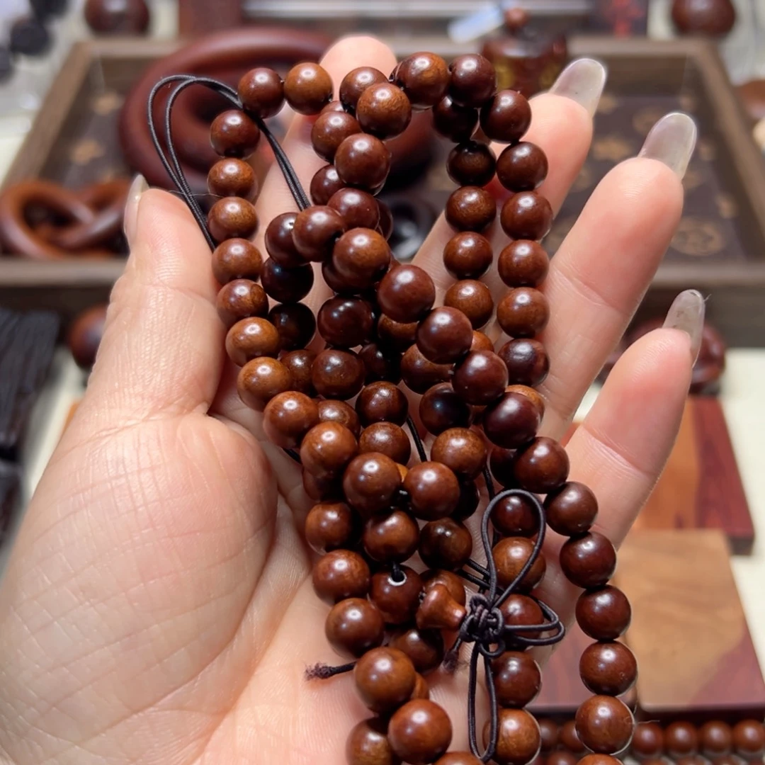 可***言枣木雷击枣木手串