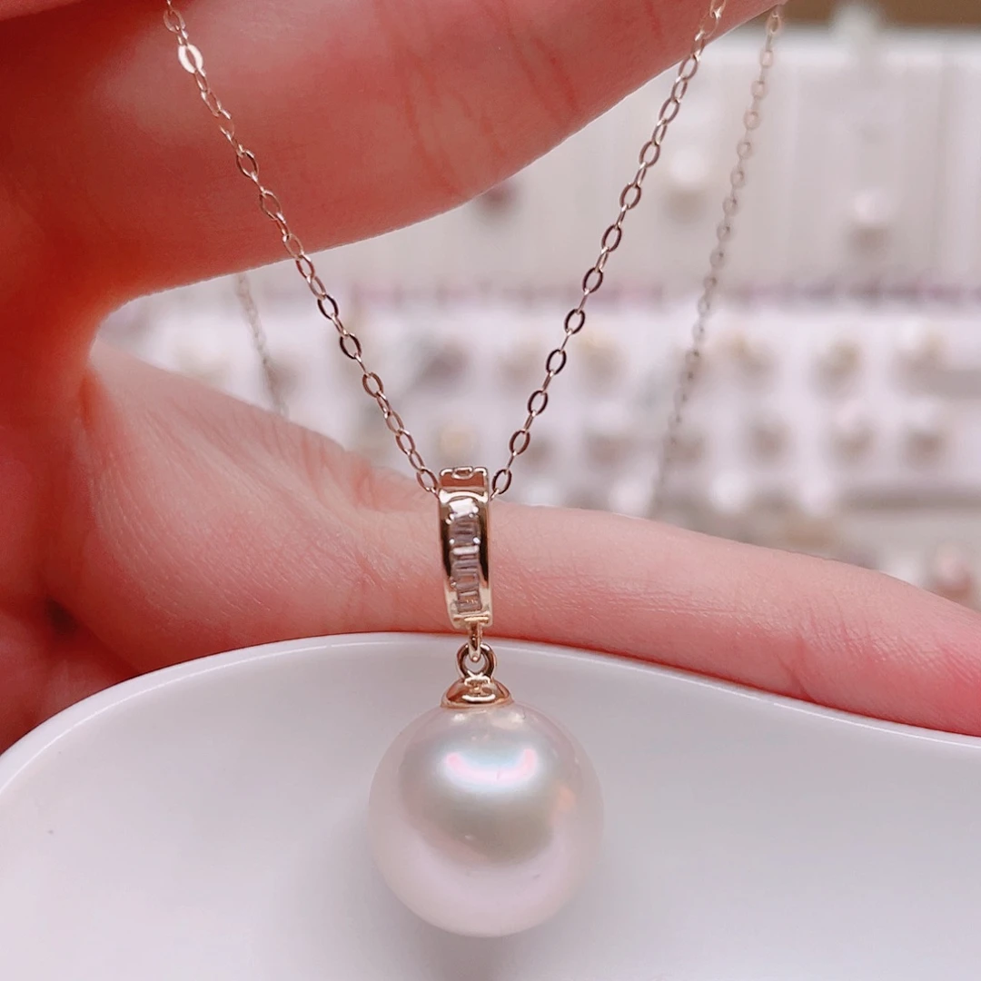 淡水珍珠吊坠(赠链)合金