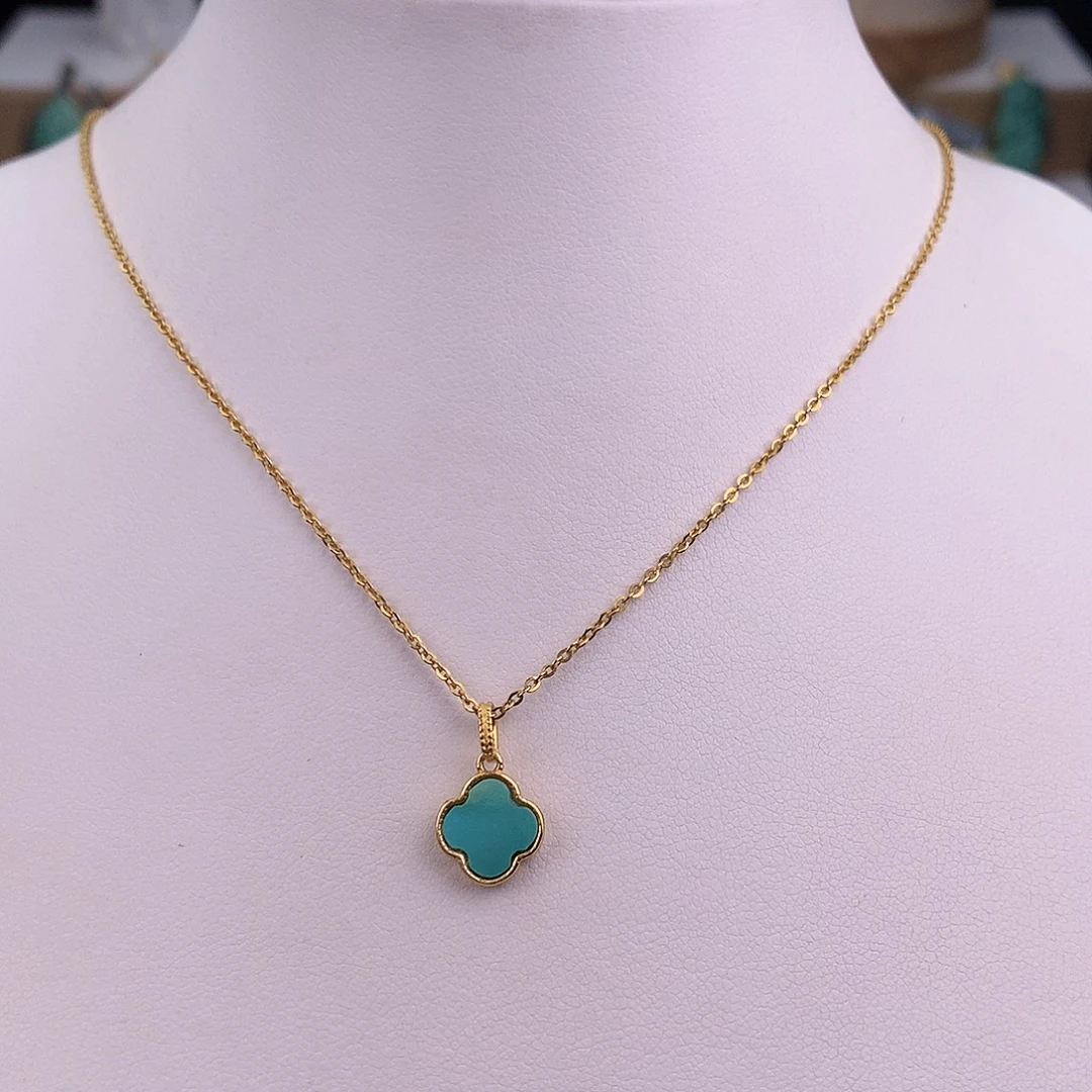 绿松石未镶嵌吊坠(赠链)