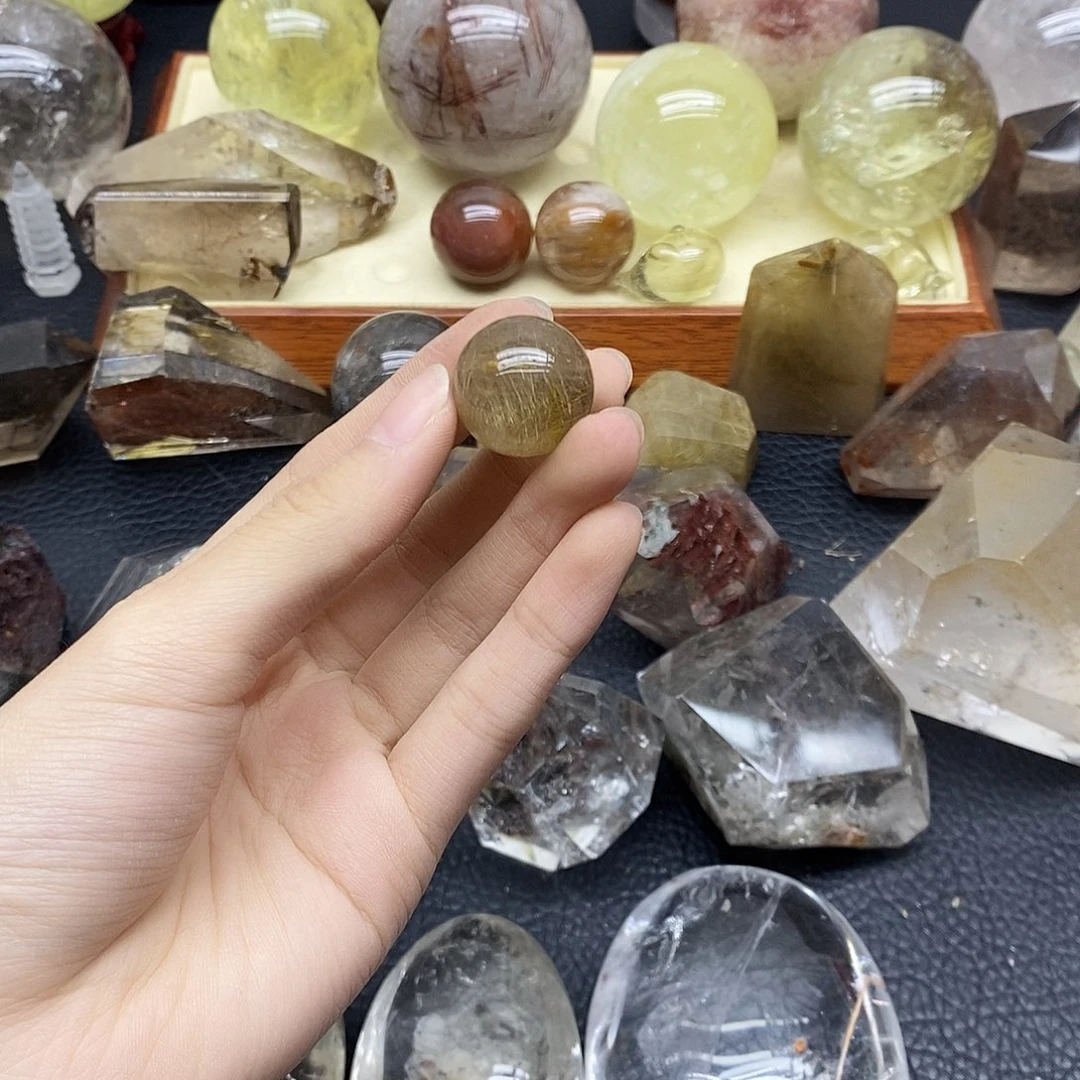 未镶嵌水晶珠宝半成品288水晶石