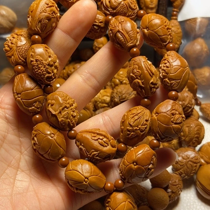 【闪购商品】橄榄核手串/手链荷塘月色手持
