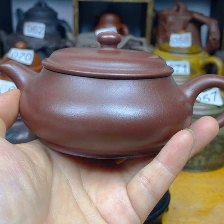 茶壶紫砂紫砂壶紫泥石红200cc