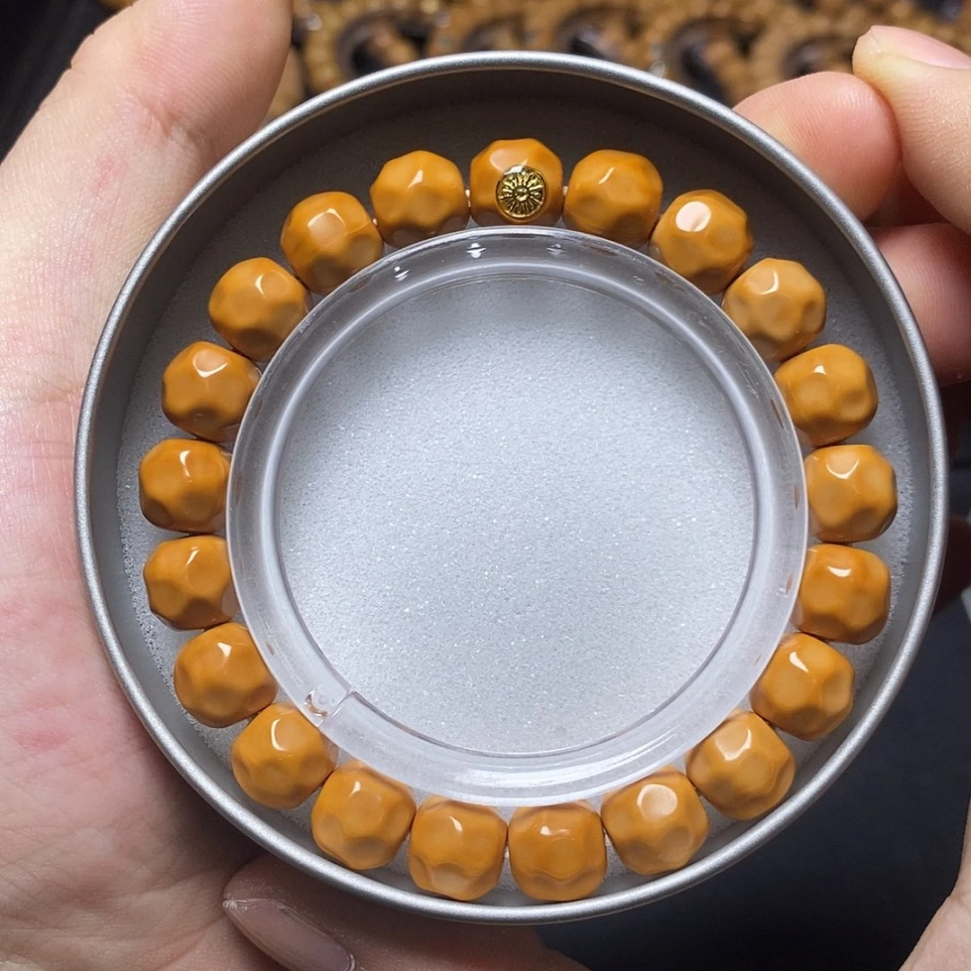 猴头核桃手串金标小奶酪尺寸10–11单号5