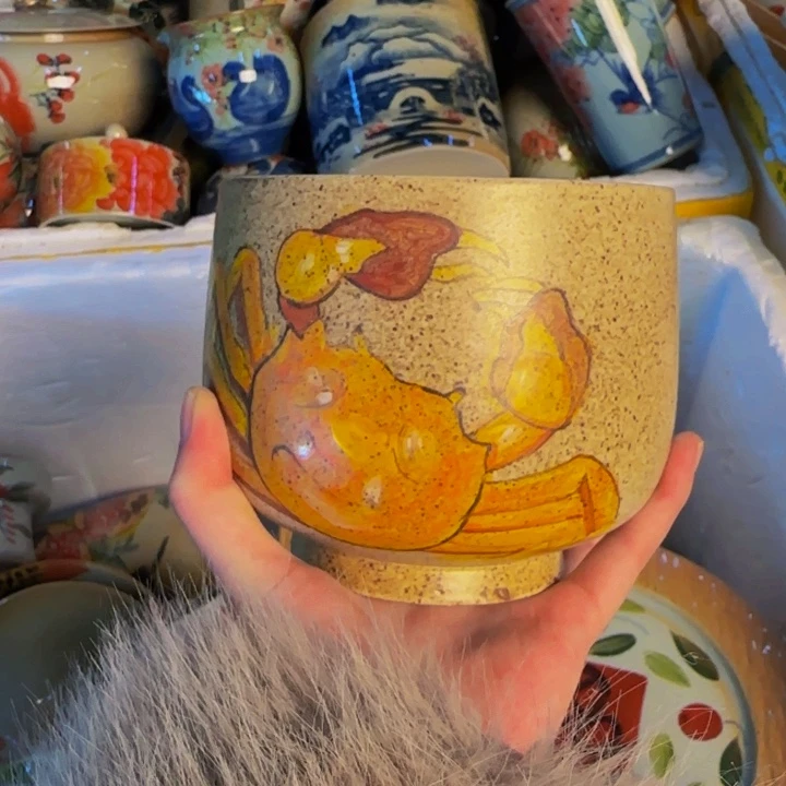 瓷片景德镇陶瓷手工手绘