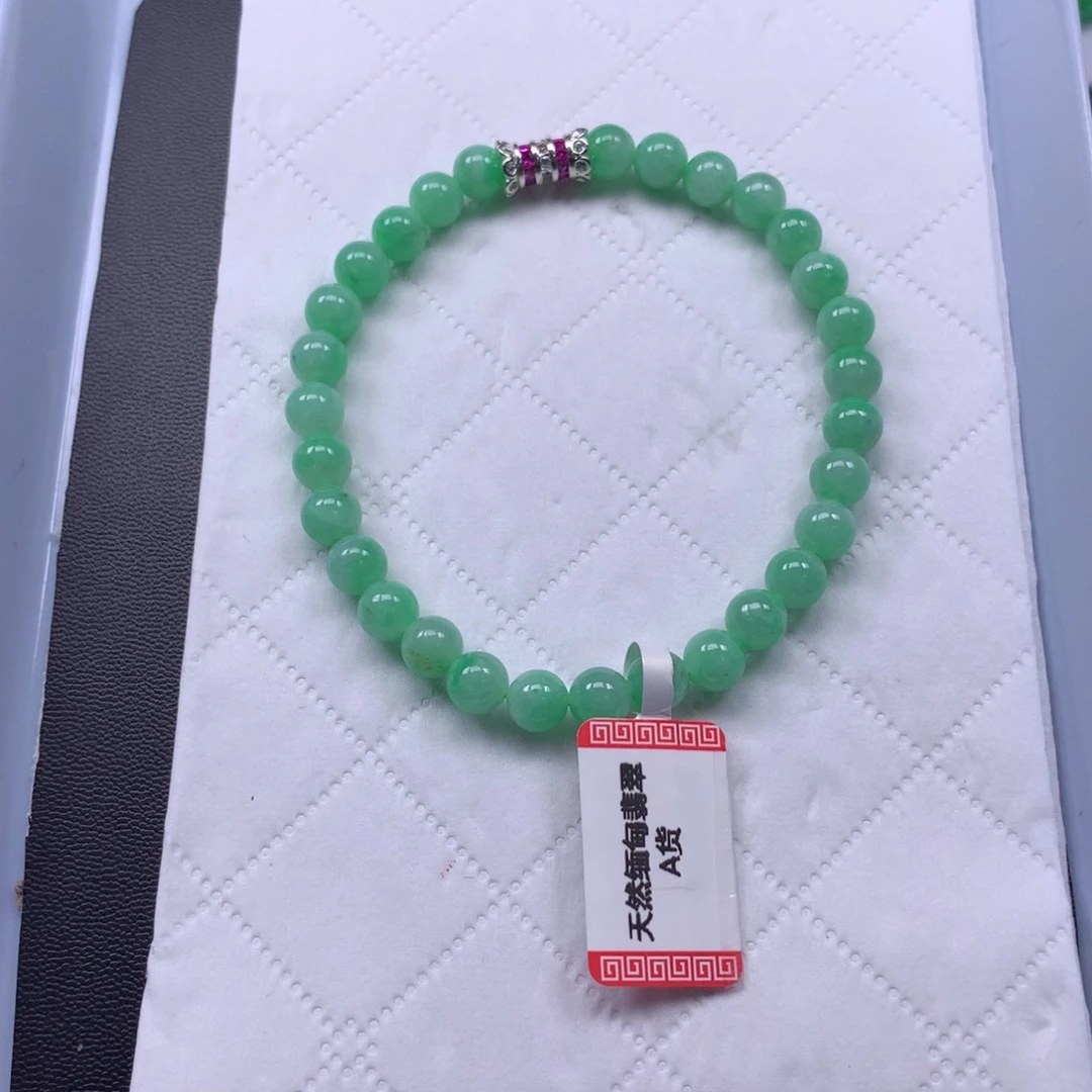 翡翠未镶嵌颈饰手串