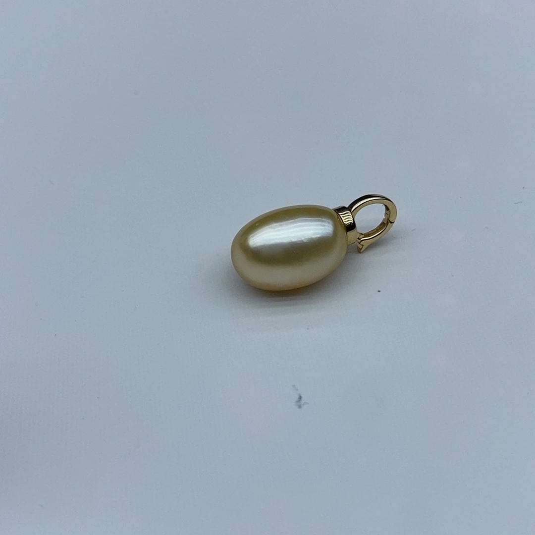 海水珍珠颈饰18K金镶嵌