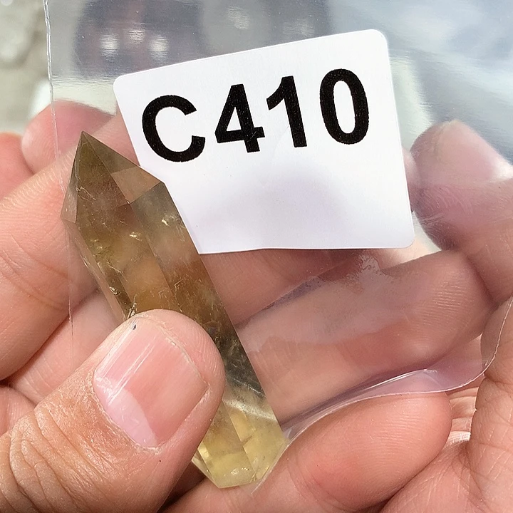 黄晶天然水晶C410未镶嵌抒****?