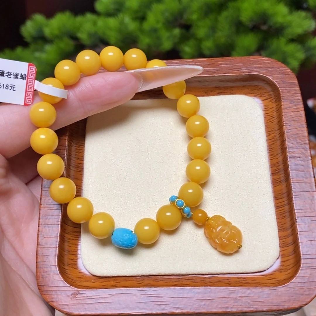【闪购商品】手链蜜蜡未镶嵌手串