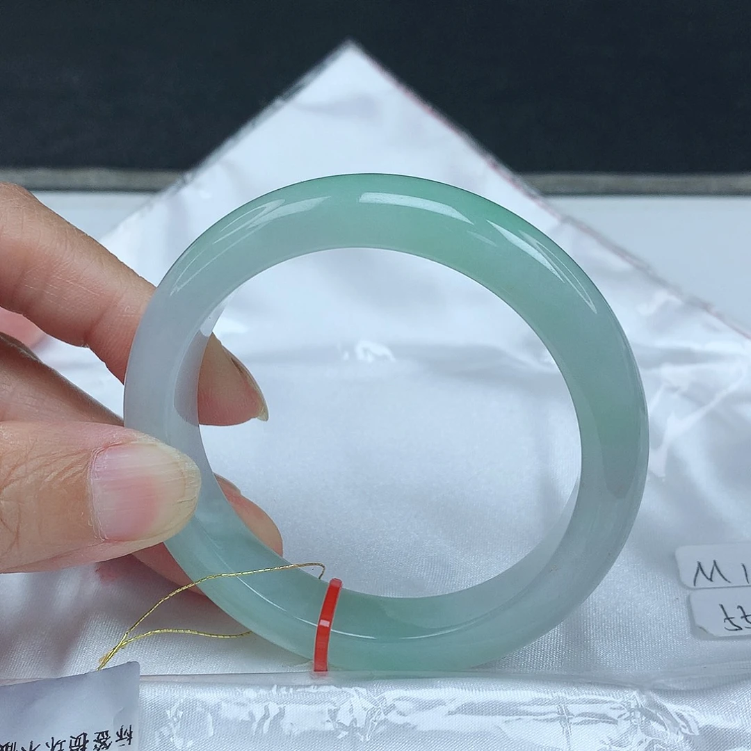 翡翠未镶嵌手镯55圈4830