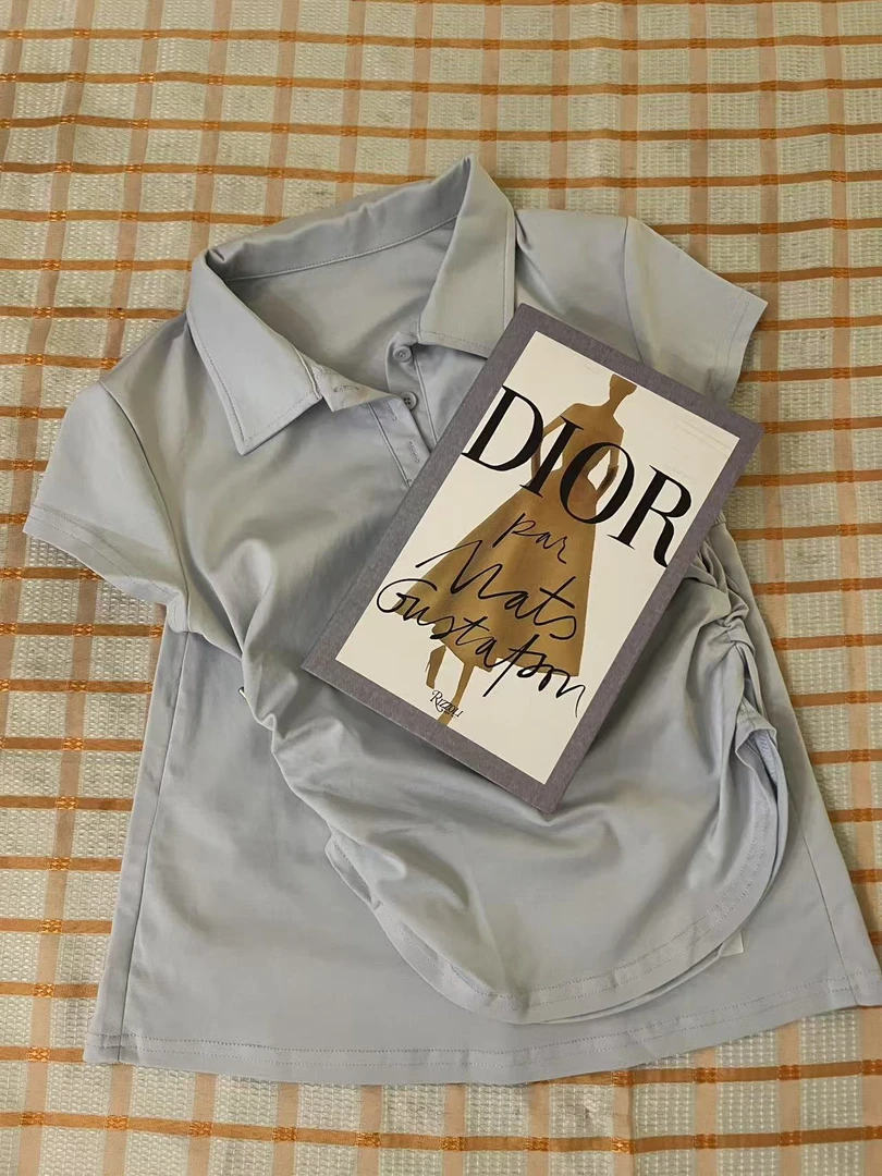 MissHuo POLO领小标套装 A 浅蓝色 8899