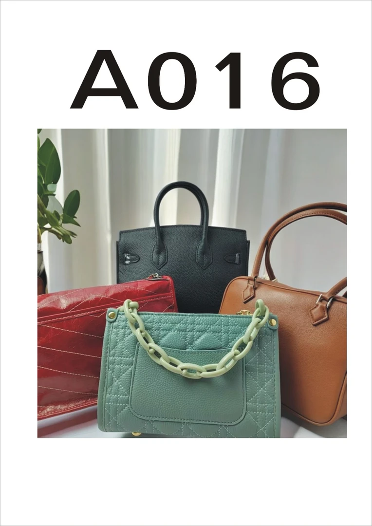 【A016】经典真皮单肩斜挎女包