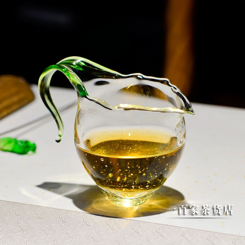 梁明毓原创设计茶具 玄水公道杯 玻璃匀杯手工茶海功夫分茶器茶杯