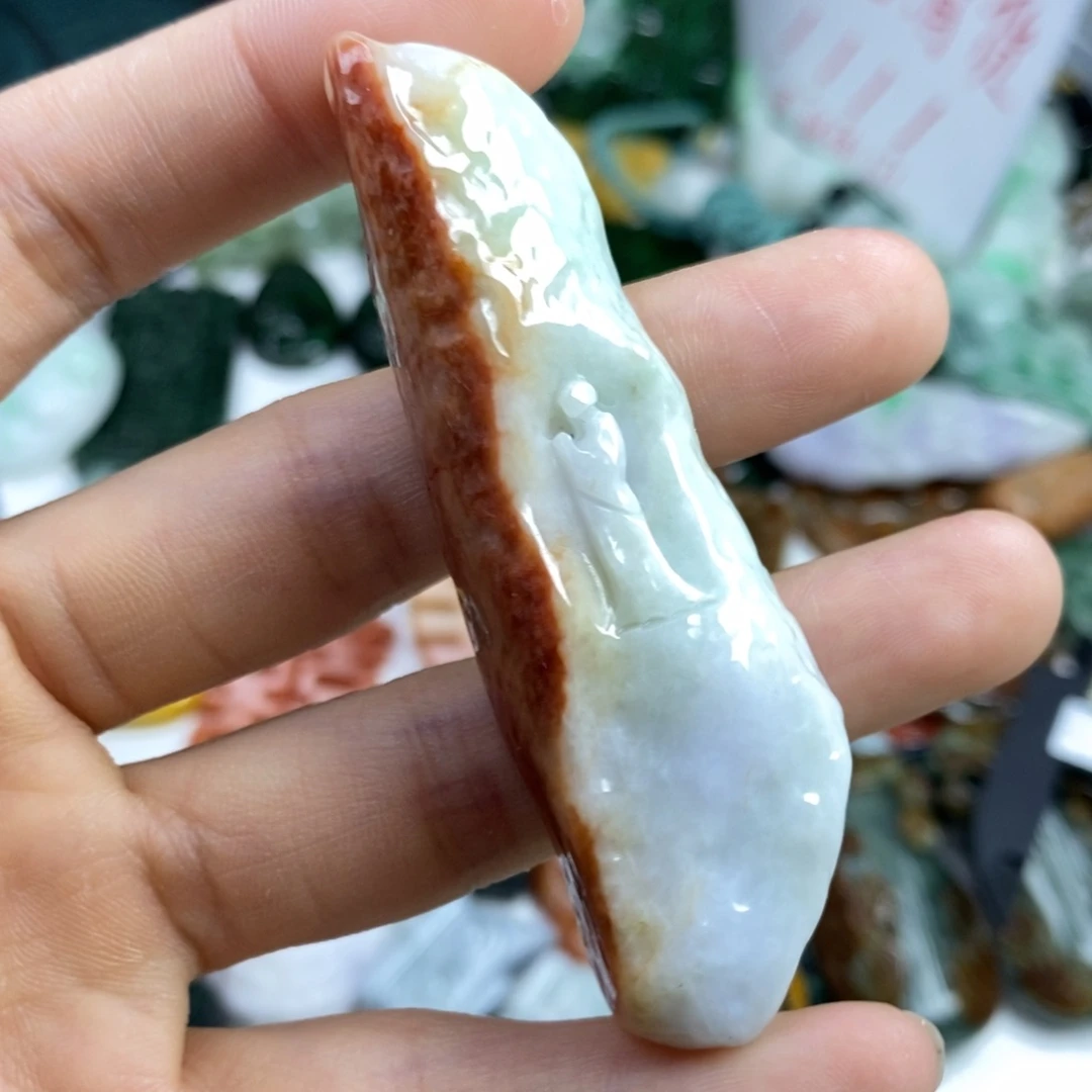 翡翠颈饰未镶嵌吊坠