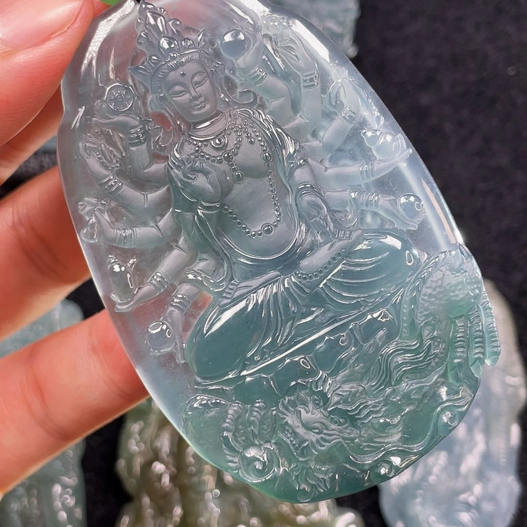 颈饰未镶嵌翡翠6，