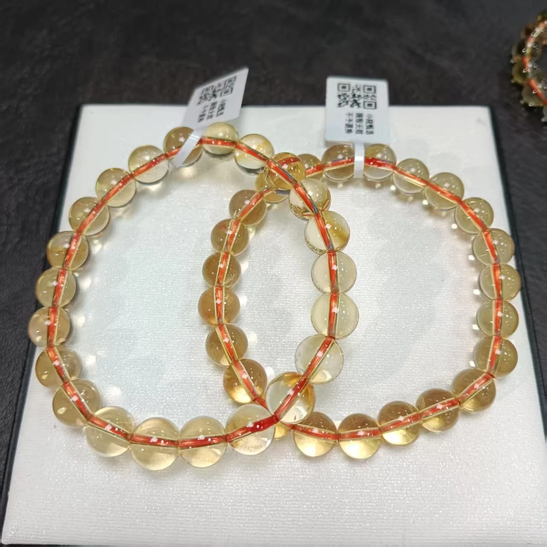 【小院甄选】黄水晶单圈手链约8mm 多样性发一件 266ECK