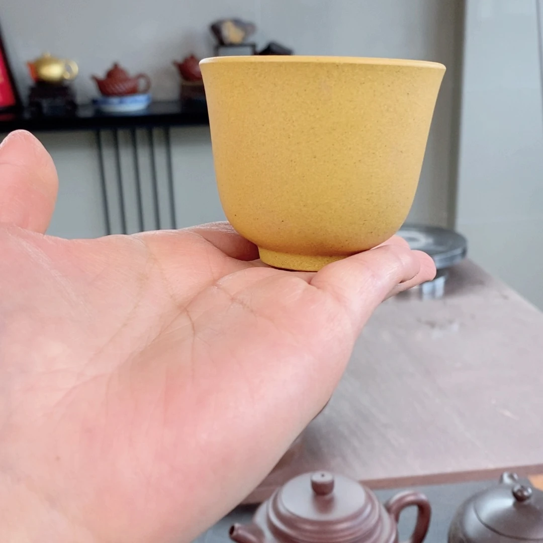 茶壶紫砂黄金段主人杯