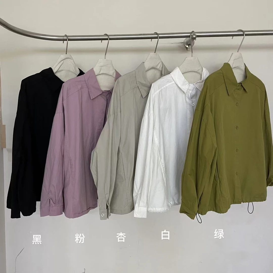 33推荐 XS#89093 日系设计款抽绳衬衫 25-02-11