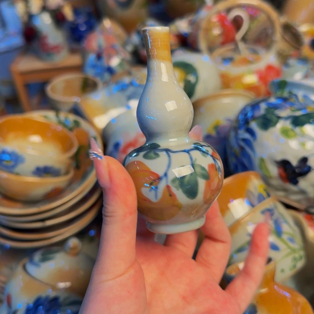 瓷片景德镇陶瓷手工手绘