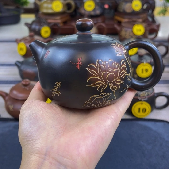 坭兴陶原矿坭料制作单壶250CC