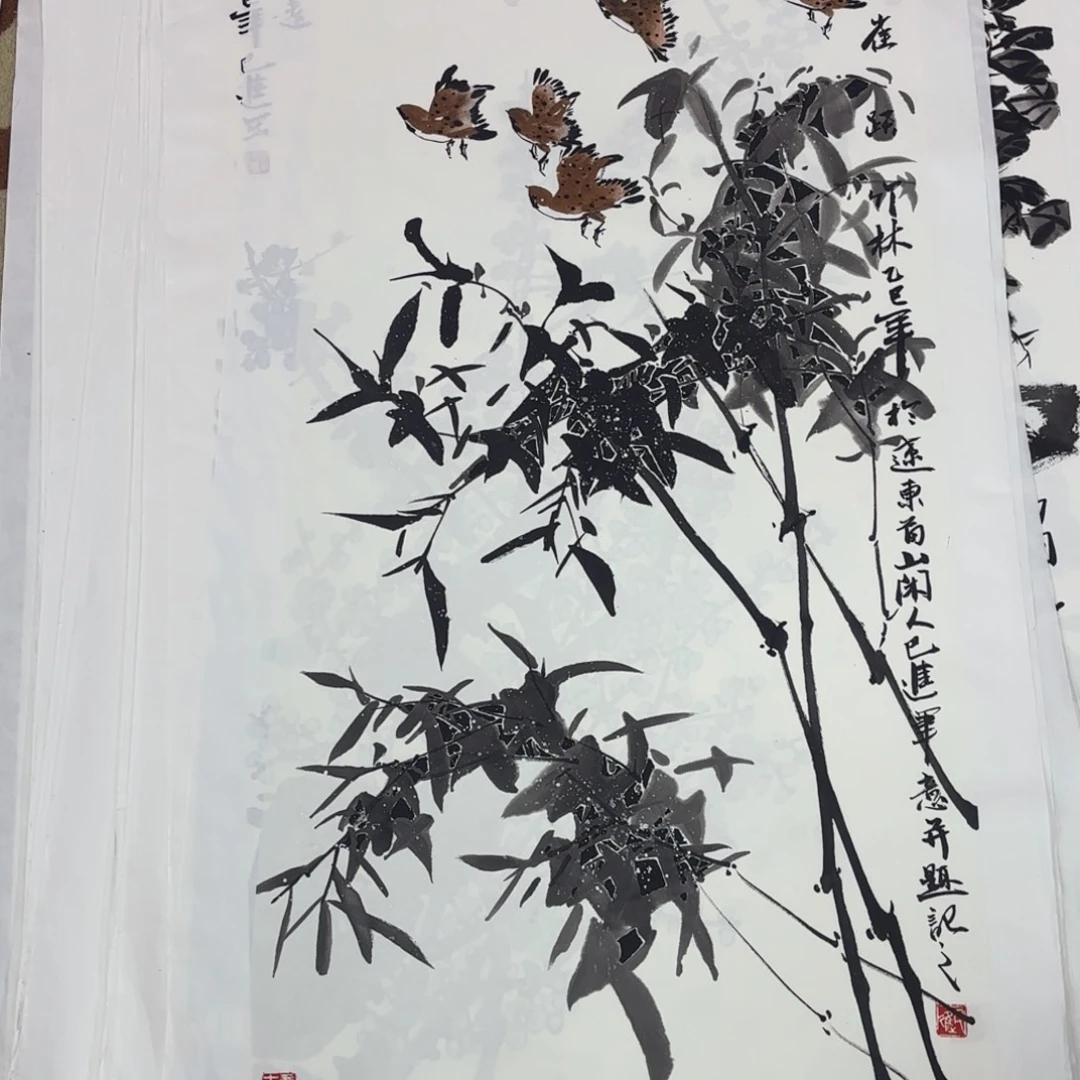 国画国画老师巴进作品刘