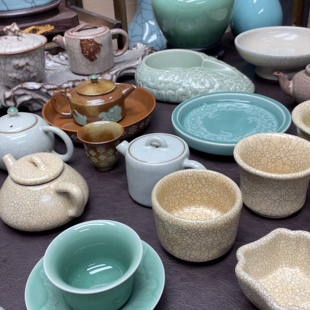 b****昂精品青瓷茶具杯子