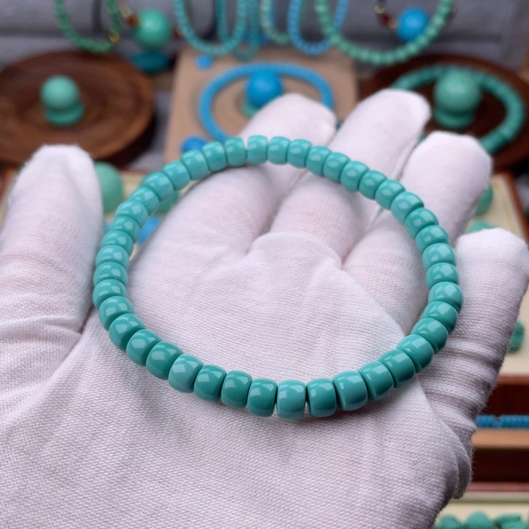 精品直切蓝绿单圈卡6.5mm