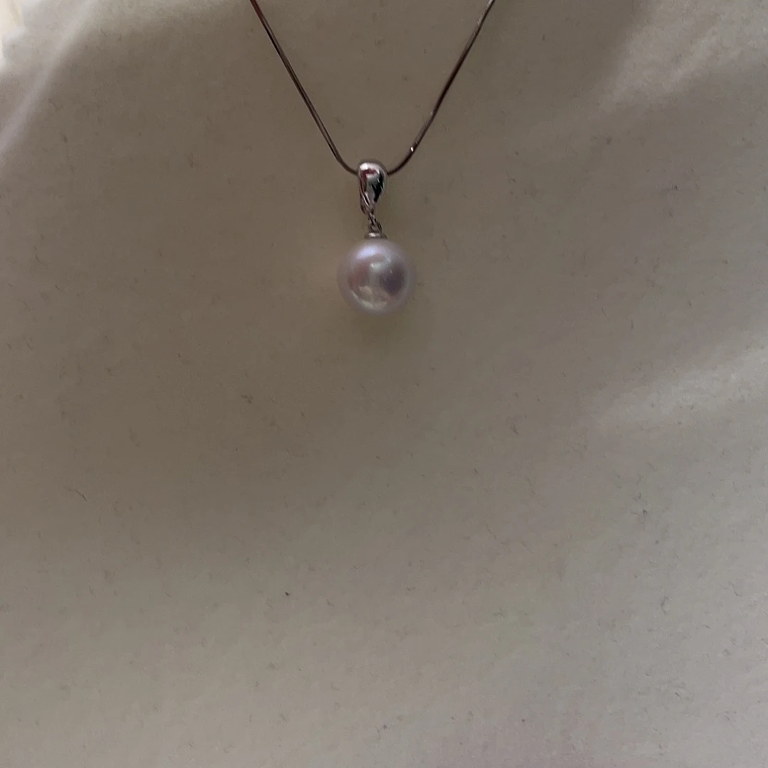 淡水珍珠颈饰银S925镶嵌